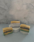 Sunflower Sandalwood tallow and goat milk soap